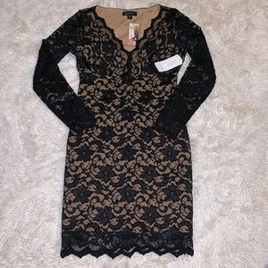 Brand new Karen Kane black lace dress